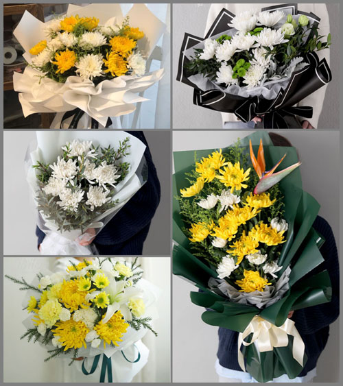 江苏泰州泰兴市姚王镇姚垈村白事花束代送